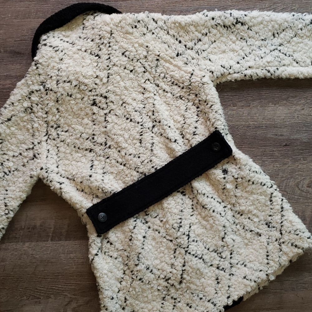 NWT! Free People High Collar Boucle Coat - Picture 3 of 14